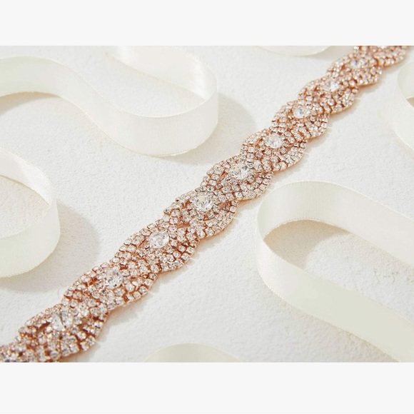 Bridal belt - Rose Gold - Picture 7 of 8